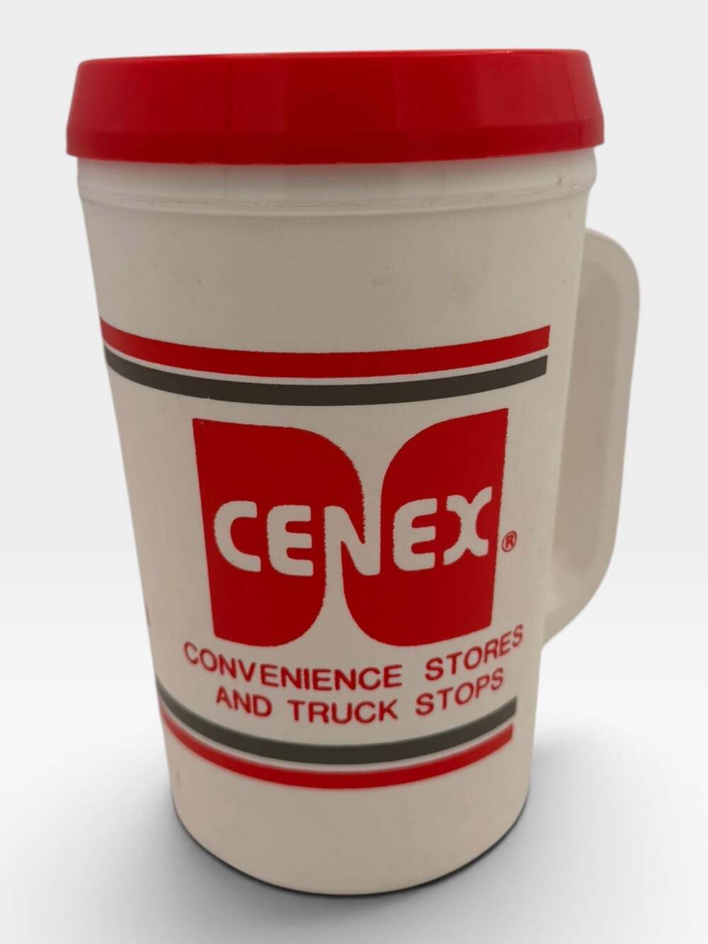 Vintage Aladdin Cenex Convenience Stores and Truck Stops Plastic Travel Mug
